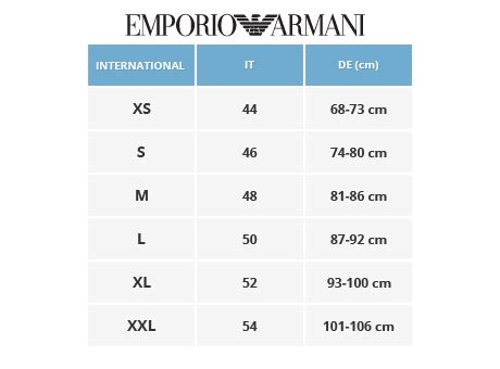 armani men underwear|emporio armani underwear size chart.